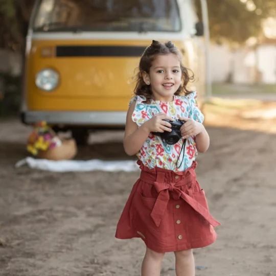 Falda de niña