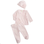 Conjunto de bebé rosa